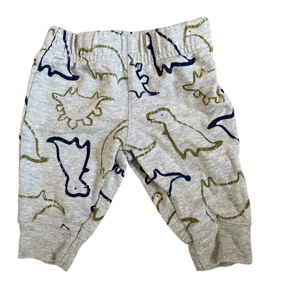 Child of Mine by Carter’s Dinosaur Hoodie and Pants Set size 0-3 Months - Picture 5 of 10